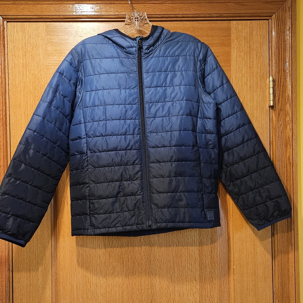 GAP Women's Navy Puffer Jacket Size XL
